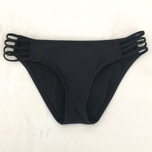 NWOT Mossimo women's hipster bikini bottoms black size small